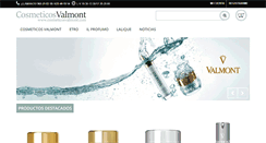 Desktop Screenshot of cosmeticosvalmont.com